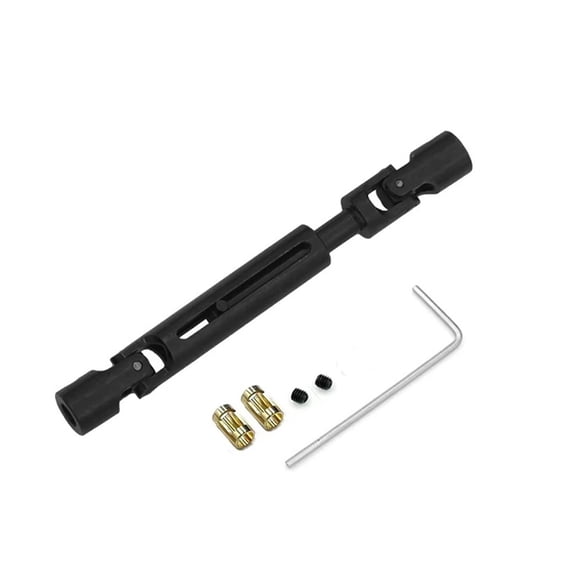 Almencla 1/12 RC Car Drive Shaft RC Universal Driveshaft with Small Wrench DIY Metal Drive Shaft for Remote Control Car Vehicles Parts