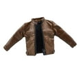 thumbnail image 1 of Almencla 1:12 Scale Men Figures Jacket Handmade Doll Clothes Miniature Clothing Accessories for 6 inch Action Figure Body Doll Model Coffee, 1 of 8