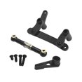 thumbnail image 1 of Almencla 1/16 RC Car Steering Components RC Car Supplies DIY Accessories Replacement Upgrades Parts for 16103-q132C Q130B 16104 RC SUV Black, 1 of 8