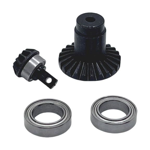 Almencla 1:24 Scale Iron Gear, RC Spare Parts Supply Modification Assembly Replacement Metal Bridge Gear for Fcx24 Truck Hobby Model single set