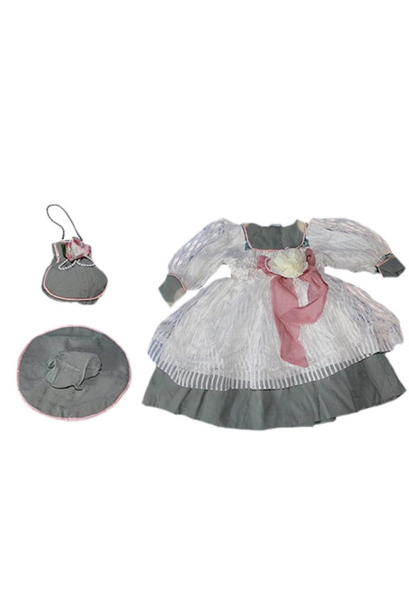 1:3 BJD Doll Dress Coordination Soft Pendant Doll Outifit for 60cm-65cm Doll Gray