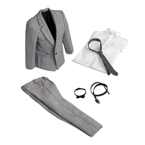 Almencla 1:6 Man's Suit Set Formal Outfits Fashion Party Stage Props for 12'' inch Male Soldier Action Figures Accessory Body Dress up
