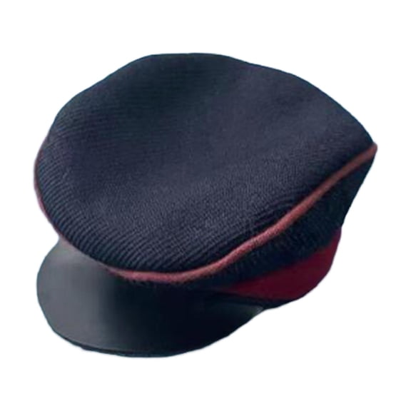 Almencla 1/6 Soldier Soviet Hat Miniature Handmade Classic Officer Hat Model for 12inch Action Doll Figures Body Accessories Dress up Red Edge