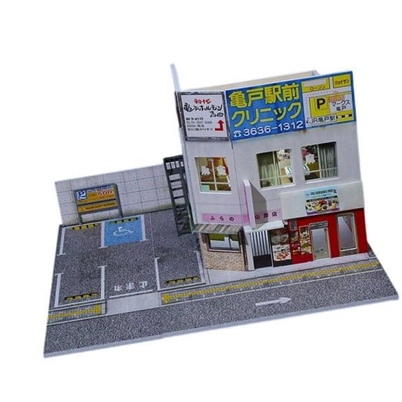 Almencla 1:64 Scale Diecast Vehicle Model Display Case,Alloy Car Model Toy Display Stand Container Realistic Layout Diecast Car Garage