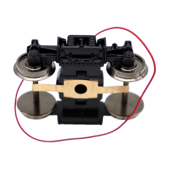 Almencla 1:87 Roller Bearing Truck, Railway Layout, Easy to Install, Metal Wheels Railway Accessories for HO Scale Model Train
