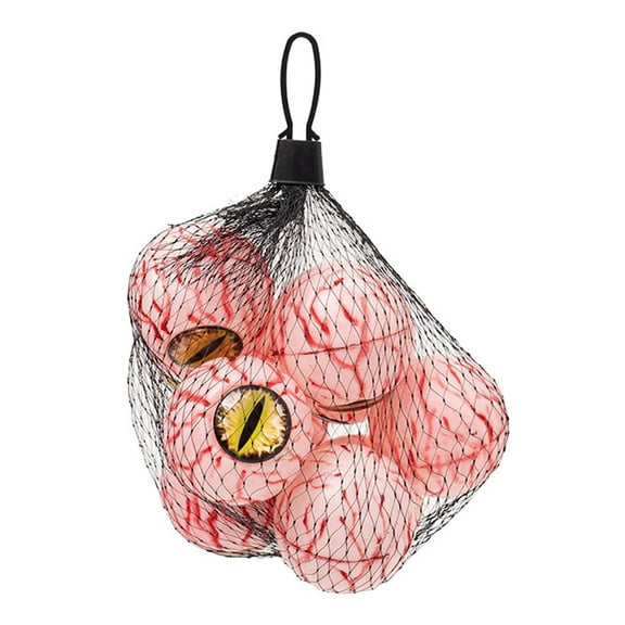 Almencla 10Pcs Halloween Eyeballs Simulation Decor Novelty Home Gifts Party Supplies Party Decoration Horror Props Accessory Fake Eyes