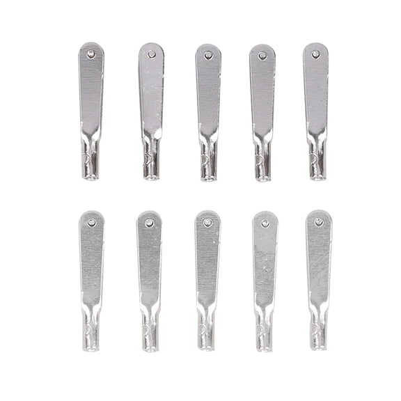 Almencla 10Pcs Metal Collet Pull Rod Collet Pull Rod Positioning Buckle Replacements for RC Plane DIY Accessory Fitments Upgrade Parts M2