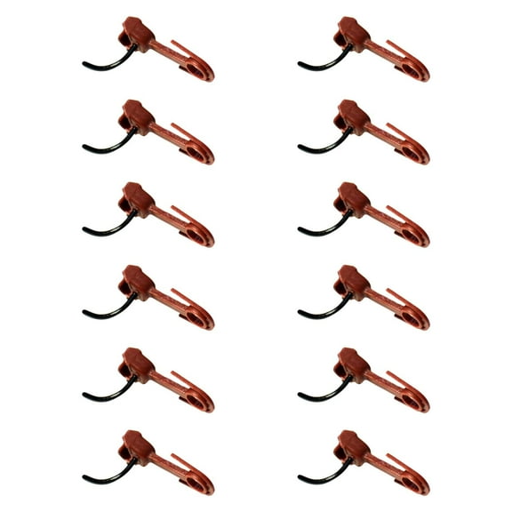 Almencla 12 Pieces Train Coupler HO Scale Hook, Model Railway Parts, Professional Train Accessories for Model Train, DIY Accessories, coffee