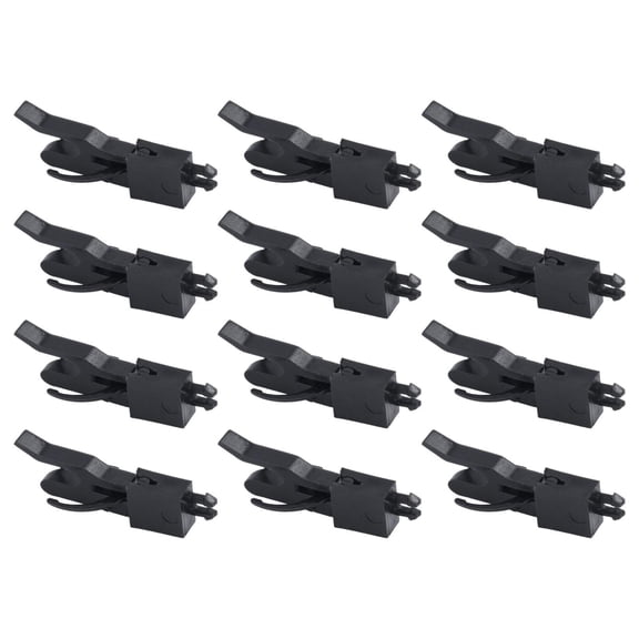 Almencla 12x Train Couplers,Hobby Trains Accessories,Universal Multipurpose Hobby Trains Couplers,Spring Couplers for 1/120 DIY Modified B