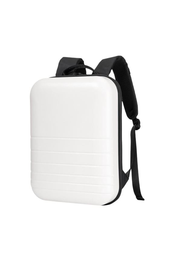 14 L Laptop Backpack Hardshell Multi Pockets Gifts Travel Backpack Waterproof for Trips Men Women Toiletry Pouches Essentials White