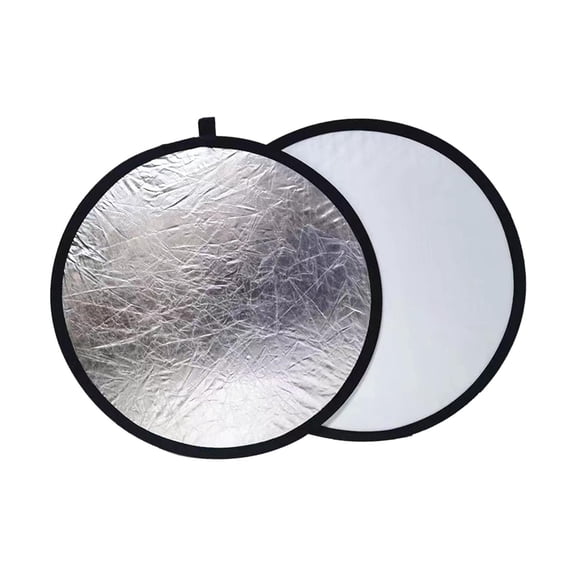Almencla 2 in 1 Light Reflector Light Diffuser Board Folding Photography Reflector for Food Photograph Photography Lighting Still Life 80cm