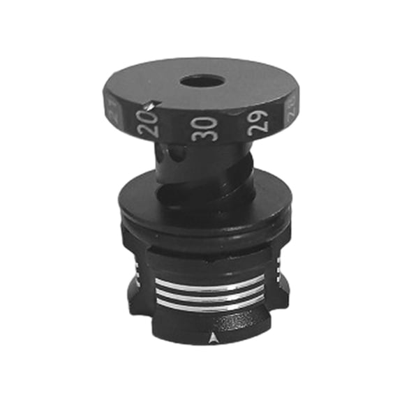 Almencla 20-30mm Adjustable Ride Height Gauge Easy to Use Aluminum Alloy for 1/10TH and 1/8TH Vehicles Accessory Modification Black Sliver