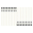 thumbnail image 1 of Almencla 20 Pieces Model Painting Alligator Clip Sticks,Alligator Clips,Sturdy,for Airbrush Hobby Spraying,Rubber Tips for Miniatures, 1 of 7