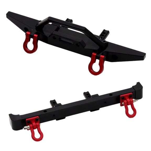 Almencla 2Pcs 1/12 RC Car (Front and Rear) Spare Parts Easy to Install Accessory for MN128 RC Crawler Vehicles Parts DIY Accs