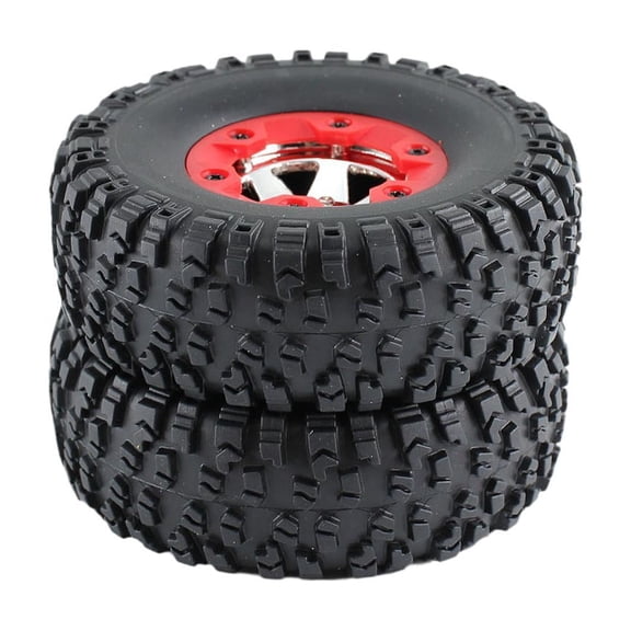 Almencla 2Pcs 1/12 RC Car Tires RC Spare Parts Modification Supply Accs Replacement for 12427 12423 Crawler Remote Control Vehicle Car