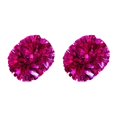 thumbnail image 1 of Almencla 2x Cheerleading Cheering Squad pompoms 6 Inches for Match Cheer Poms for School Dance Party Stage Performance Sports Rose Red, 1 of 8