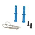 thumbnail image 1 of Almencla 2x RC Body Post Aluminum Shell Holder Mounts for 1/12 1/14 Crawler Car Truck blue, 1 of 8