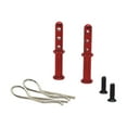 thumbnail image 1 of Almencla 2x RC Body Post Aluminum Shell Holder Mounts for 1/12 1/14 Crawler Car Truck red, 1 of 8