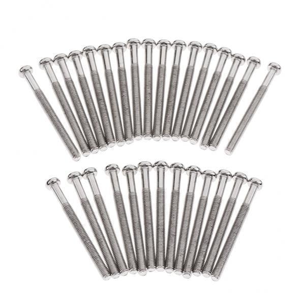 Almencla 2x1 Pack Humbucker Double Coil Pickup Screws for Electric