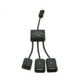 thumbnail image 1 of Almencla 2x3 in 1 USB 2.0 OTG Cable Adapter, Micro USB Hub USB OTG Extension Adapter 2 Pcs, 1 of 7