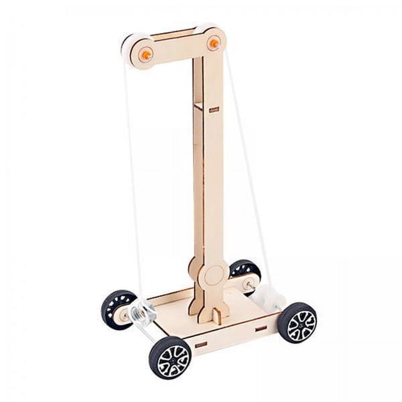 Almencla 2xDIY Toys Wood Car Model Assembly Set Professional for Kids Accessory