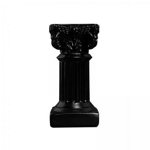 Almencla 2xGreek Columns Column Candleholders Office Desktop Decor Classic Greek Statue black