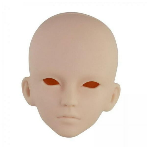 Almencla 3x24 inch 1/3 BJD Male Doll Head Normal Skin Toys Doll DIY for Practice Makeup