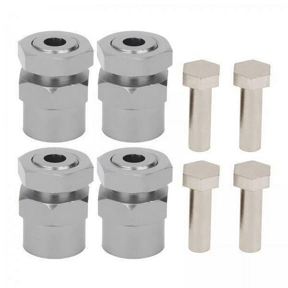 Almencla 3x4pcs 1/10 12mm to 17mm Wheel Adapter Conversion Extension for RC Car