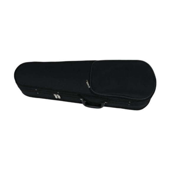 Almencla 4/4 Violin Case Carry Violin Case Sturdy Portable Shock Absorption Lightweight Professional Triangular Violin Case for Travel