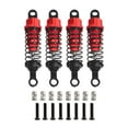 thumbnail image 1 of Almencla 4 Pieces Hydraulic Shock Absorbers for RC Car RC Shocks 55mm Upgrade Parts 1/12 1/16 Scale Dampers for MN168 MN82 B16 B14 B36 , Red, 1 of 8