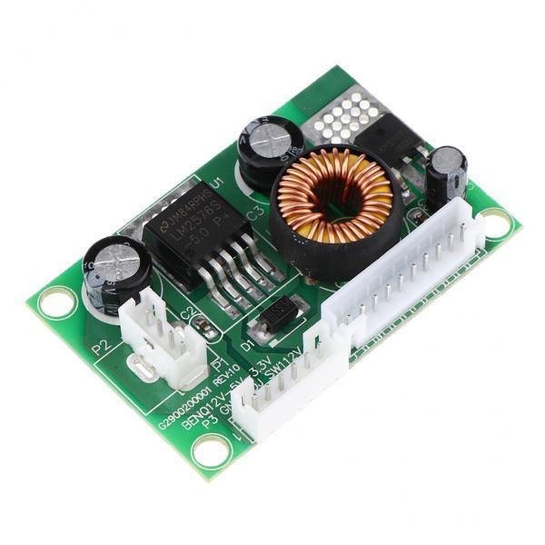 Modulo Convertitore DC-DC Step-down: 12V A 3.3V, 5V, 6V, 9V Regolabile, Fino A 2.5A. Alimentatore Buck.