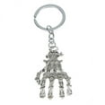 thumbnail image 1 of Almencla 4x1pcs Round Split Key Key Holder w. Hand Pendent 4 Pcs, 1 of 8