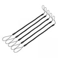 thumbnail image 1 of Almencla 4x5 Pieces Tether Lanyard for Touch Pens Hanging Rope Black Coil Spring Straps 10cm, 1 of 8