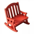 thumbnail image 1 of Almencla 4xDollhouse Rocking Chair Dollhouse Furniture Simulation Rocking Chair Red 4 Pcs, 1 of 8