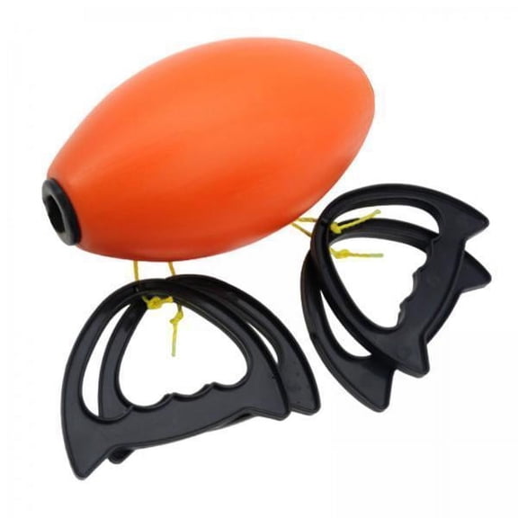 Almencla 4xKids Pull Shuttle Game Summer for Exercise Interactive Toy Parent Child Smooth Orange