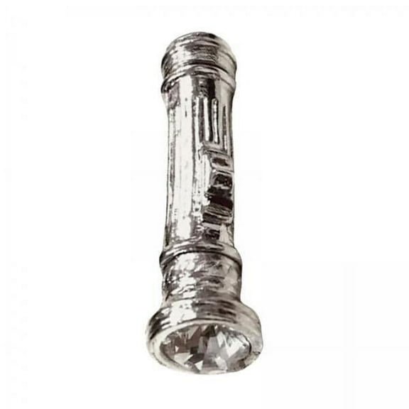 Almencla 4xMiniature Flashlight Model Kids Gifts 1/12 Retro Metal Mini Flashlight Model