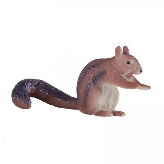 Almencla 4xRealistic Wildlife Animal Figures Miniature Squirrel