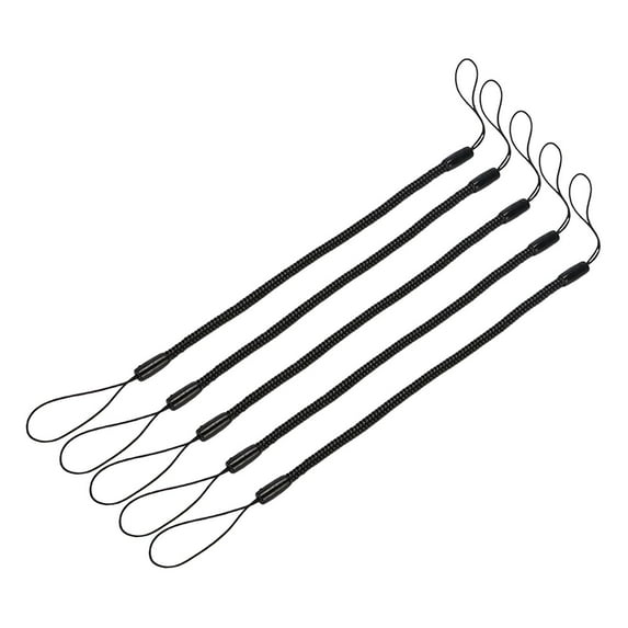 Almencla 5 Pieces Elastic Tether Lanyard for Touch Pens Coil Spring Straps Convenient Tethering Drawing Pen to Touchscreen Spring Rope 40cm