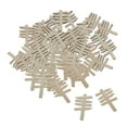 thumbnail image 1 of Almencla 50 Pieces Micro Landscape Signposts Mini Signposts DIY Ornaments Accessories Wooden Directional Sign for Building Model Train Set B, 1 of 8
