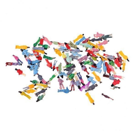 Almencla 5x1/200 Z Layout Model Train People Pasenger Action Figure Painted