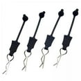 thumbnail image 1 of Almencla 5x4x Metal Body Clips Pins with Fixing Bracket R Type Pin for RC Car Tail Wing, 1 of 8