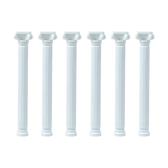 Almencla 6 Pieces Mini Roman Columns Model Greek Columns Architectural Sculpture DIY Decorative Classic Greek Statues for Office Party 6cm