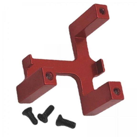 Almencla 6x1:28 Metal Servo Mount Holder for Wltoys K969 K979 RC Model Rally Car Parts Red 6 Pcs