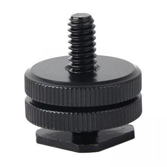 Almencla 6x1/4" Tripod Screw to Camera Flash Hot Shoe Mount Adapter for DSLR Camera Rig