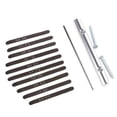 thumbnail image 1 of Almencla 6xThumb Piano Bridge Saddle 10 Keys Set for DIY Replacement Parts, 1 of 8