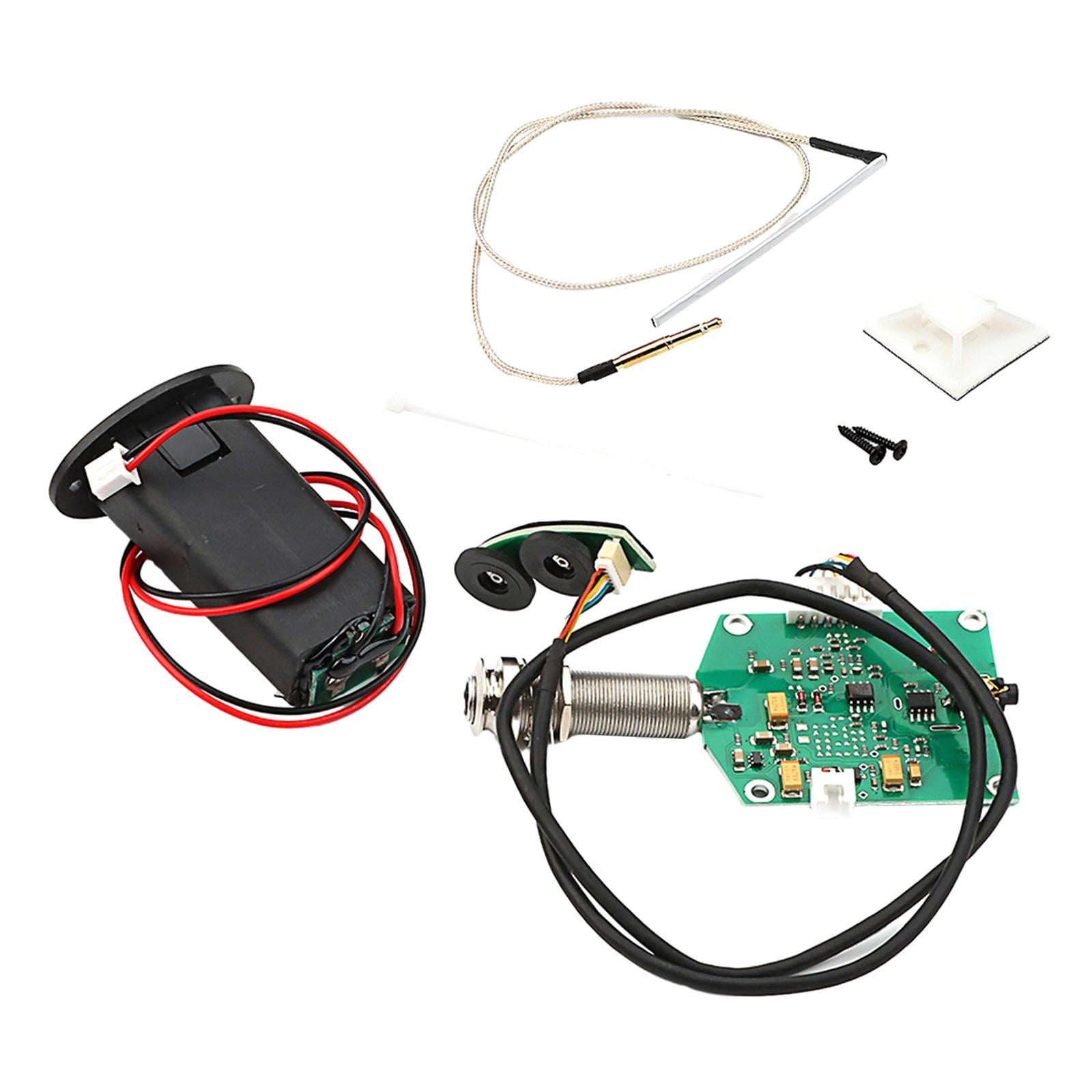 Almencla Acoustic Pickup Preamp,Guitar Onboard Preamp System,Folk