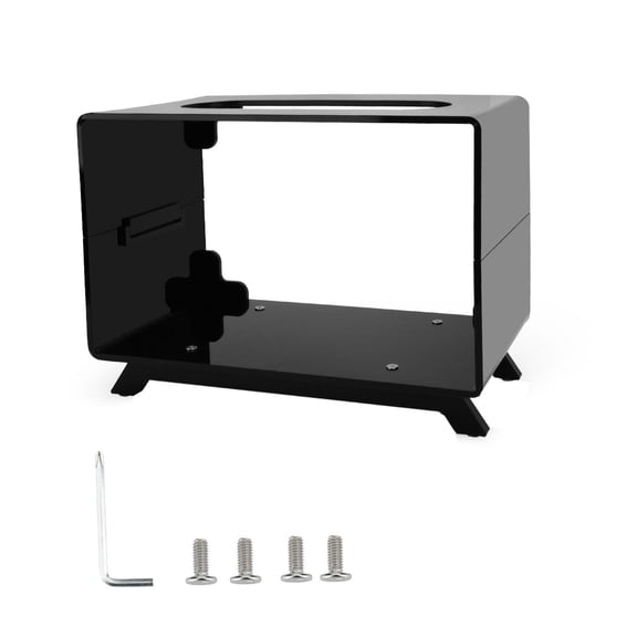Almencla Acrylic Speaker Rack Sturdy Easy Carrying Stylish Speaker Holder Multipurpose for Dormitory Bookshelf Bedroom Tabletop Adults