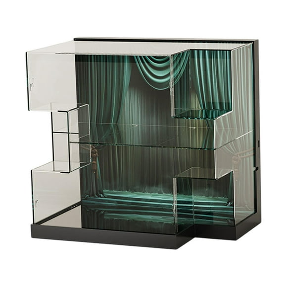 Almencla Action Figure Showcase Clear Display Box Protection Box Scale Car Display Box Model Car Showcase for Living Room Collectibles C