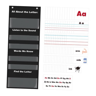 Auchq All About Letter Pocket Chart, Letter Of The Day/Week Activity Wall...