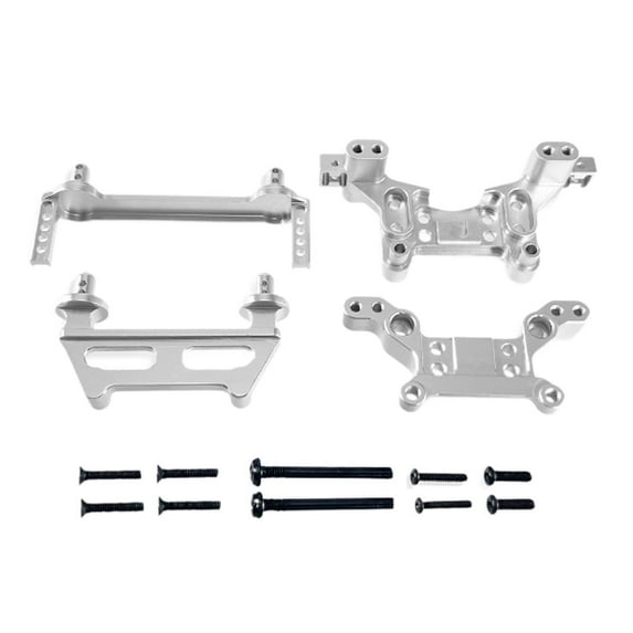 Almencla Aluminum Alloy F/ Pillars and Shock s RC Car Modification Parts Easy to Install Shock Brackets for 16210 BM